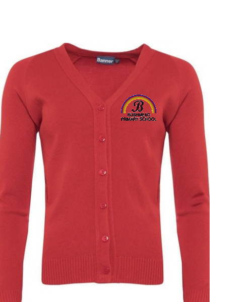 Bushmead School Junior's Unisex Cardigan