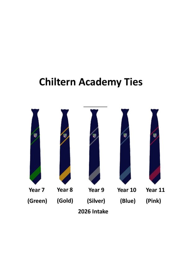 Chiltern Academy school ties 2026